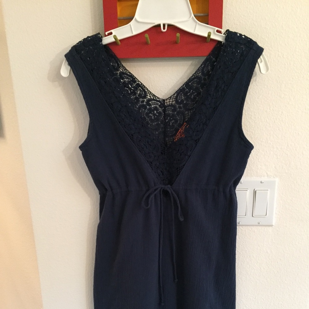 Navy Blue Cotton Tunic